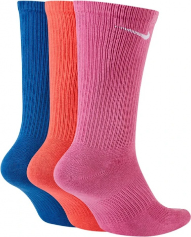 Носки Nike U Nk Everyday Plus Ltwt Crew 3Pr Мультиколор Унисекс 38-42