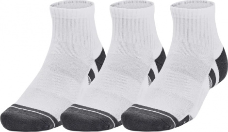 Шкарпетки Under Armour PERFORMANCE COTTON 3P QTR білі (3 пари) 1379528-100