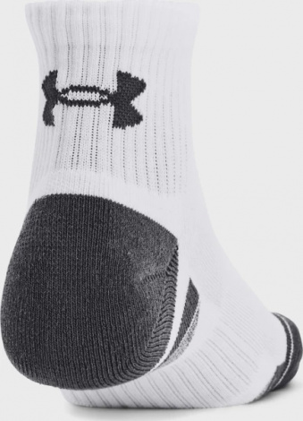 Шкарпетки Under Armour PERFORMANCE COTTON 3P QTR білі (3 пари) 1379528-100