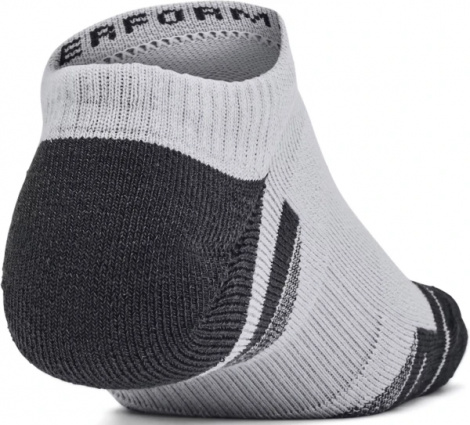 Шкарпетки Under Armour PERFORMANCE TECH 6PK NO SHOW SOCKS білі, сірі, чорні (6 пар) 1386243-011