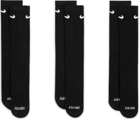 Шкарпетки Nike EVERYDAY PLUS CUSHIONED 3PR чорні (3 пари) SX6888-010