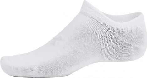Шкарпетки Under Armour ESSENTIAL NO SHOW 6PK білі (6 пар) 1382611-100