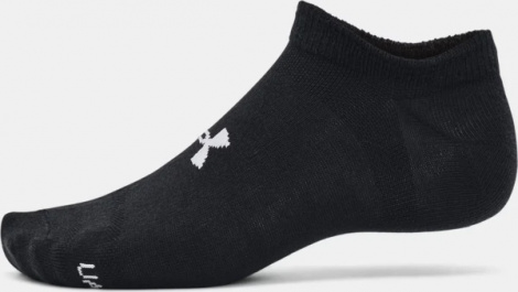 Шкарпетки Under Armour ESSENTIAL NO SHOW 6PK білі/сірі/чорні (6 пар) 1382611-002