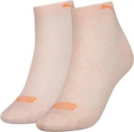 Шкарпетки жіночі Puma QUARTER 2P WOMEN персикові (2 пари) 183006001-002
