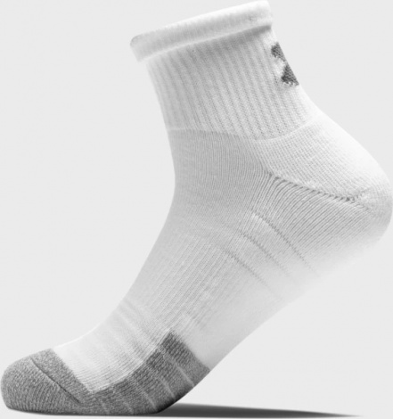 Носки Under Armour HEATGEAR QUNDER ARMOURRTER 3PK белые (3 пары) 1353262-100