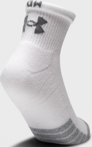 Носки Under Armour HEATGEAR QUNDER ARMOURRTER 3PK белые (3 пары) 1353262-100