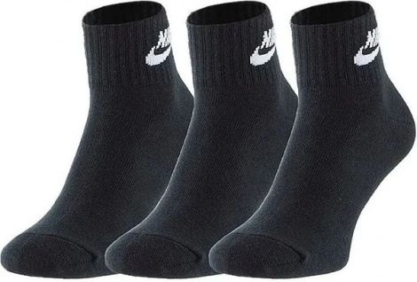 Шкарпетки Nike NSW EVRY ESSENTIAL ANKLE (3 пари) чорні SK0110-010