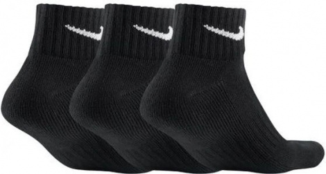Шкарпетки Nike CUSH QT 3PR-VALUE чорні SX4926-001 (3 пари)
