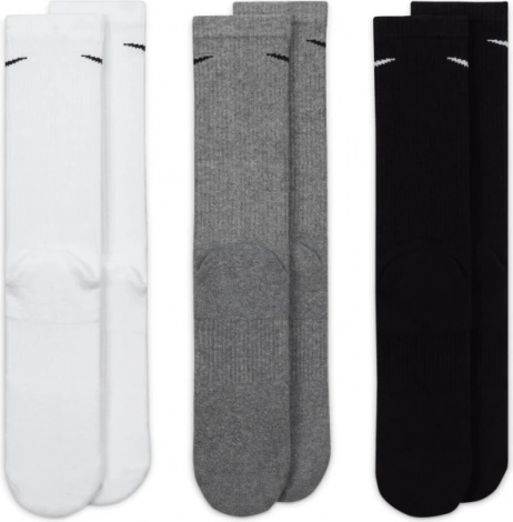 Шкарпетки Nike U NK EVERYDAY PLUS CUSH CREW різнокольорові (3 пари) SX6888-964