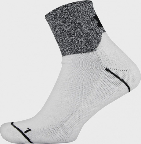 Шкарпетки Under Armour MEN'S PHENOM QTR біло-чорно-червоні (3 пари) 1329352-600