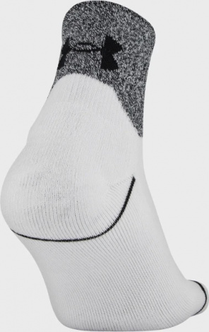 Шкарпетки Under Armour MEN'S PHENOM QTR біло-чорно-червоні (3 пари) 1329352-600
