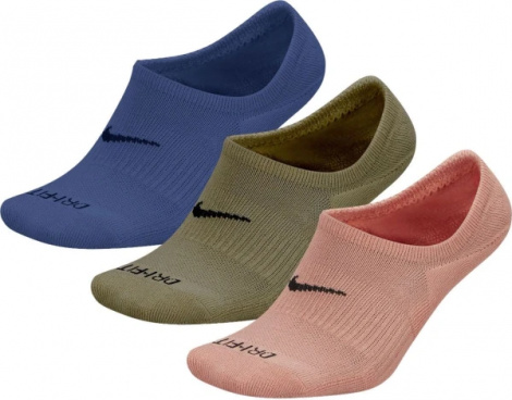 Носки Nike U Nk Everyday Plus Cush Footie Мультиколор Женский 34-38