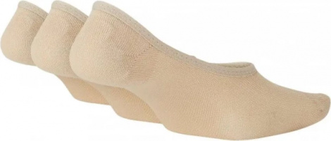 Шкарпетки жіночі Nike W NK ED LTWT FOOT 3PR NEW 144 (3 пари) бежеві SX4863-160