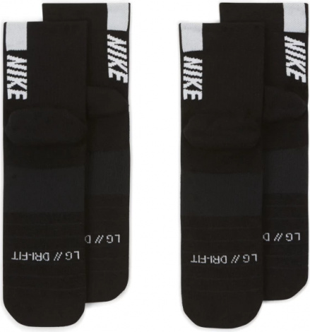 Шкарпетки Nike U NK MLTPLIER ANKLE 2PR - 144 чорні SX7556-010