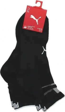 Носки Puma Short Sock Structure 2P Women Черный Унисекс 35-38