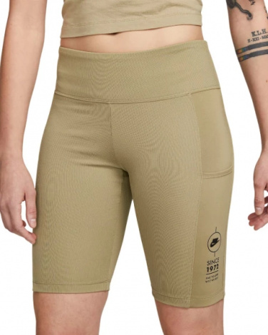 Шорти жіночі Nike W NSW TIGHT SHORT RIB SU оливкові FJ4876-276
