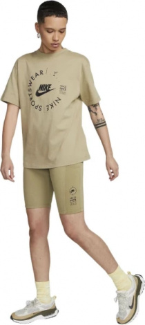Шорти жіночі Nike W NSW TIGHT SHORT RIB SU оливкові FJ4876-276