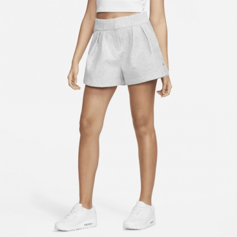 Шорты женские Nike W NSW TP HR SHRT NKFWD светло-серые DX6517-084