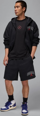 Шорти Nike JORDAN BROOKLYN FLEECE GRAPHIC SHORTS чорні IB7910-010