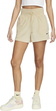 Шорти жіночі Nike W NSW TRRY SHORT MS бежеві FJ4899-294