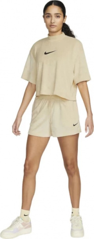 Шорти жіночі Nike W NSW TRRY SHORT MS бежеві FJ4899-294