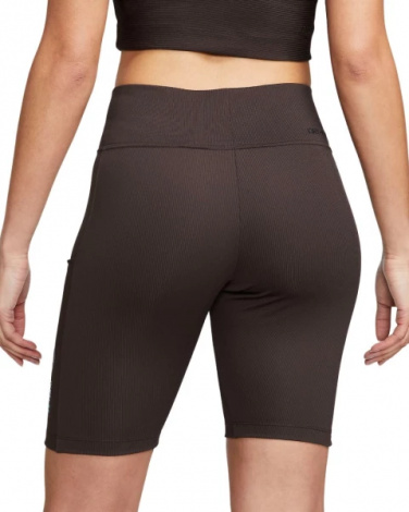 Шорти жіночі Nike W NSW TIGHT SHORT RIB SU коричневі FJ4876-220