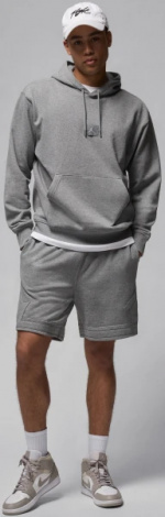 Шорти Nike JORDAN FLIGHT FLEECE DIAMOND SHORTS сірі FV7257-091