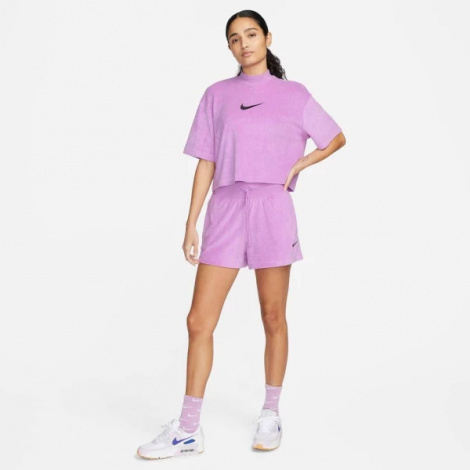 Шорти жіночі Nike W NSW TRRY SHORT MS фіолетові FJ4899-532
