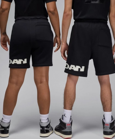 Шорти Nike JORDAN MVP FLEECE SHORTS чорні FV7231-010