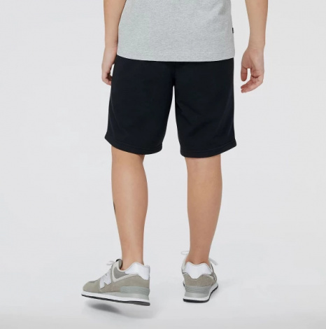 Шорти підліткові New Balance ESSENTIALS STACKED LOGO чорні YS31540BK