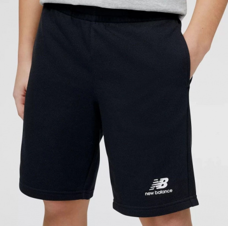 Шорти підліткові New Balance ESSENTIALS STACKED LOGO чорні YS31540BK