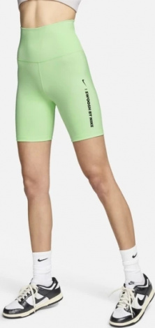 Велосипеди жіночі Nike W NK ONE DF HR SHRT GLS світло-зелені FZ4873-376