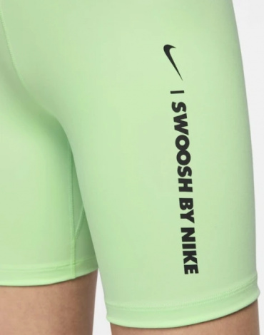 Велосипеди жіночі Nike W NK ONE DF HR SHRT GLS світло-зелені FZ4873-376