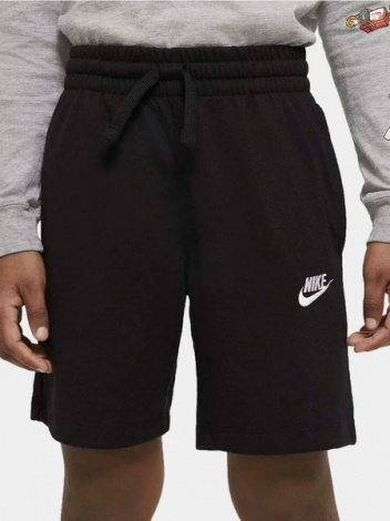 Шорти підліткові Nike B NSW SHORT JSY AA чорні DA0806-010