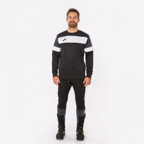 Реглан Joma CREW IV черно-серо-белый