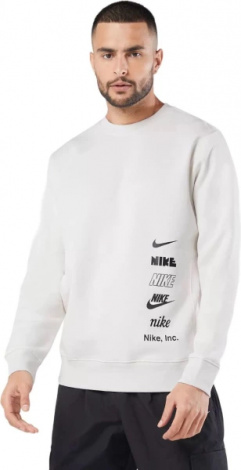 Світшот Nike M NK CLUB + BB CREW MLOGO бежевий DX0781-030