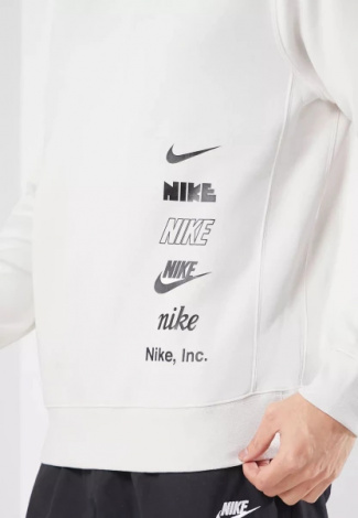 Світшот Nike M NK CLUB + BB CREW MLOGO бежевий DX0781-030