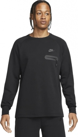 Світшот Nike M NK TECH LS TOP чорний FD9880-010