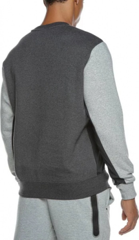 Світшот Nike M NSW HYBRID FLC CREW BB сірий DJ5075-032