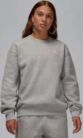 Світшот жіночий Nike JORDAN BROOKLYN FLEECE CREW-NECK SWEATSHIRT сірий FV7074-063