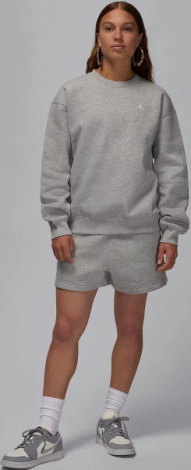 Світшот жіночий Nike JORDAN BROOKLYN FLEECE CREW-NECK SWEATSHIRT сірий FV7074-063