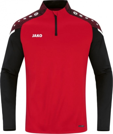 Реглан Jako Zip top PERFORMANCE червоно-чорний 8622-101