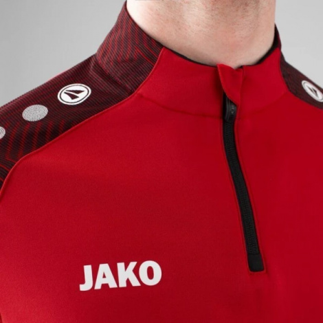 Реглан Jako Zip top PERFORMANCE червоно-чорний 8622-101