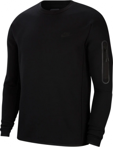 Світшот Nike M NSW TCH FLC CRW чорний CU4505-010