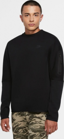 Світшот Nike M NSW TCH FLC CRW чорний CU4505-010