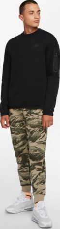Світшот Nike M NSW TCH FLC CRW чорний CU4505-010