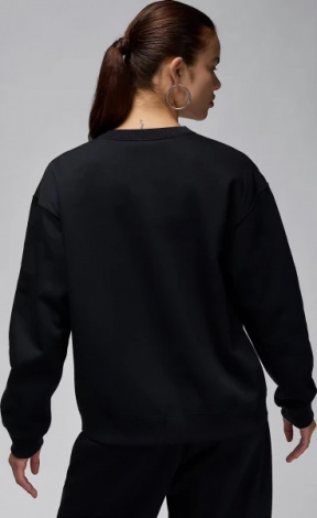 Світшот жіночий Nike JORDAN BROOKLYN FLEECE CREW-NECK SWEATSHIRT чорний FV7074-010