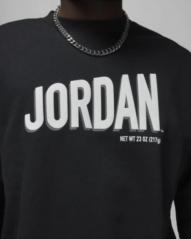 Свитшот Air Jordan Sweat Crew Flight Mvp Core Black Dv7588-010 Xl