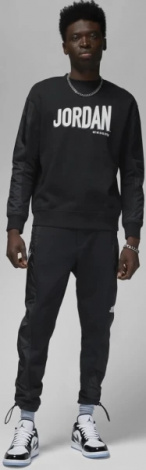 Свитшот Air Jordan Sweat Crew Flight Mvp Core Black Dv7588-010 Xl