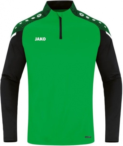 Реглан Jako Zip top PERFORMANCE зелено-чорний 8622-221